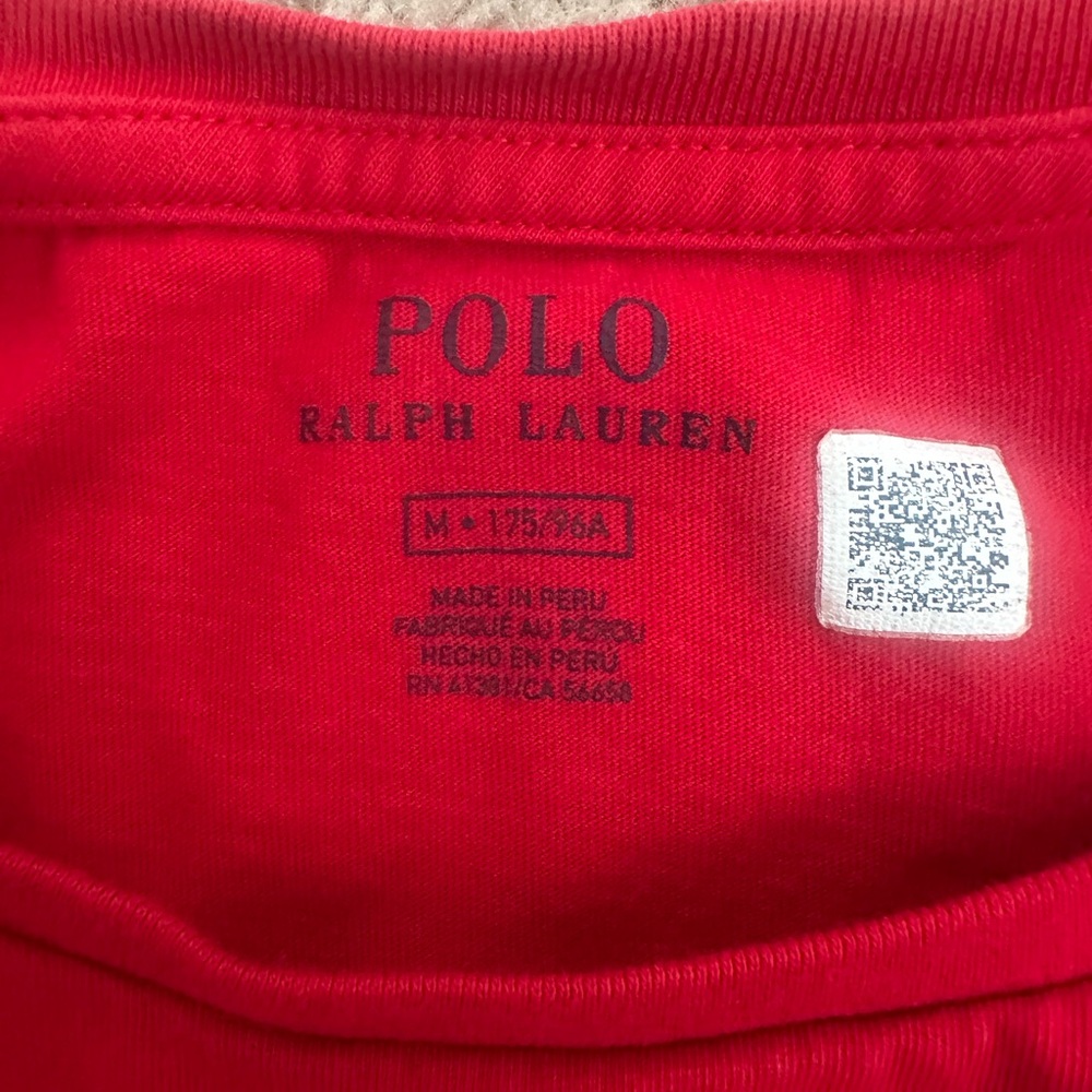 POLO RALPH LAUREN Red T-Shirt - Picture 4 of 4
